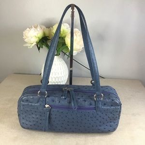 🛍Bismo JRA Genuine Ostrich Leather Handbag